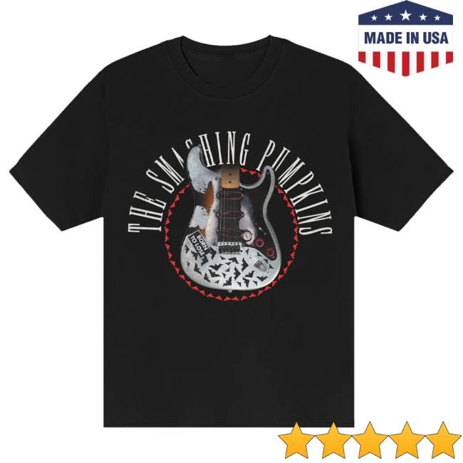 Official Shing Pumpkins Shop Merch Bat Strat Shirt
