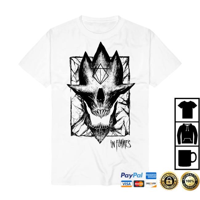In Flames Jester Skull Tee Shirt In Flames Merch Shop In Flames Jester Skull New Tee In Flames Merch Shop