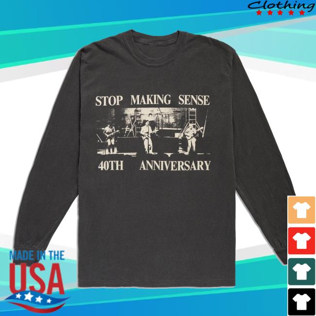 A24 Films Merch Shop Stop Making Sense Setlist Sweatshirt