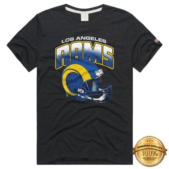 Los Angeles Rams Gradient Helmet Tee Shirt Homage | Los Angeles Rams Official | NFL Football