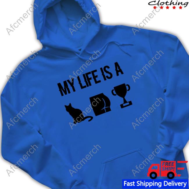 PB DustBunny My Life Is A Cat Ass Cup Hoodie