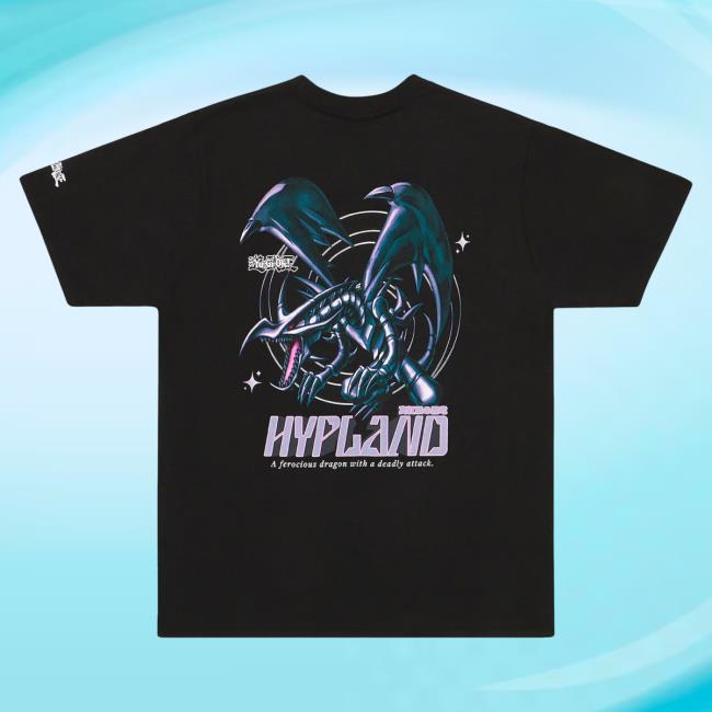 Official Hypland Clothing Merch Store Hypland Yugioh Red Eyes Shirt (Black)