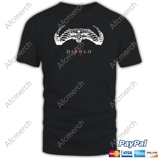 Official Diablo 4 Merch Diablo Iv Skull Sweatshirt