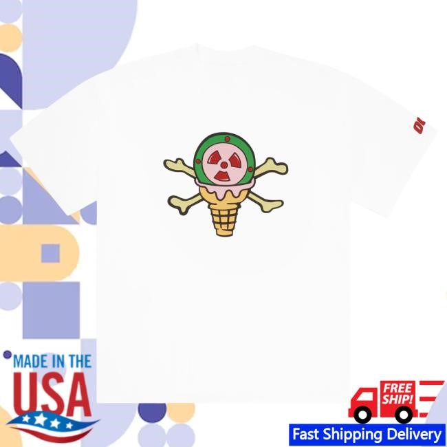 Don Toliver Official Store Merch Icecream Cones & Bones Octane Top Shirt (White)