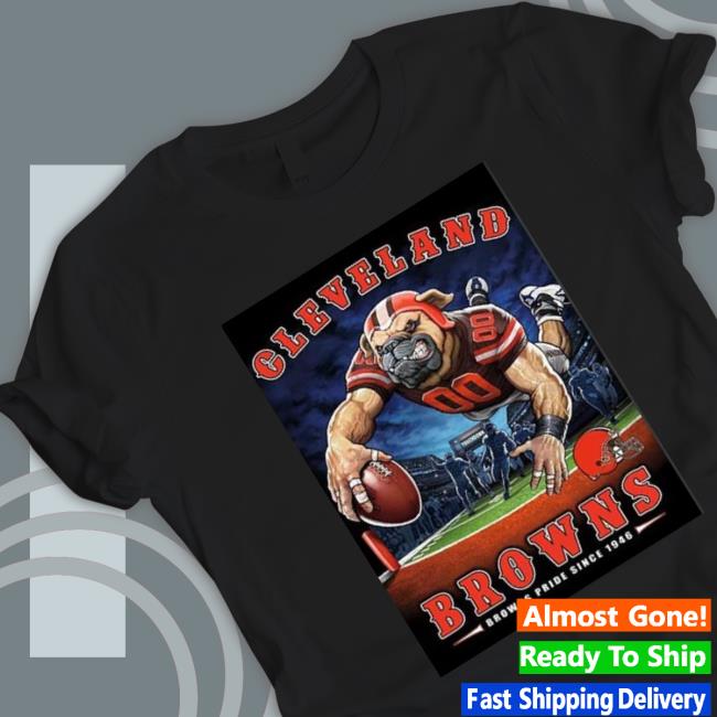 Cleveland Browns End Zone 17 Browns Pride Since 1946 Tee Shirt
