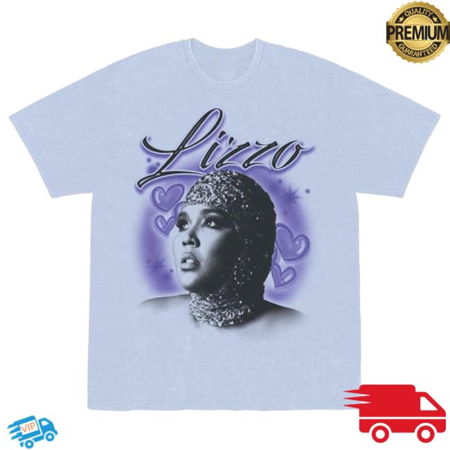 Official Lizzo Merch Store Shop Lizzo Special Hearts Airbrush New Shirt