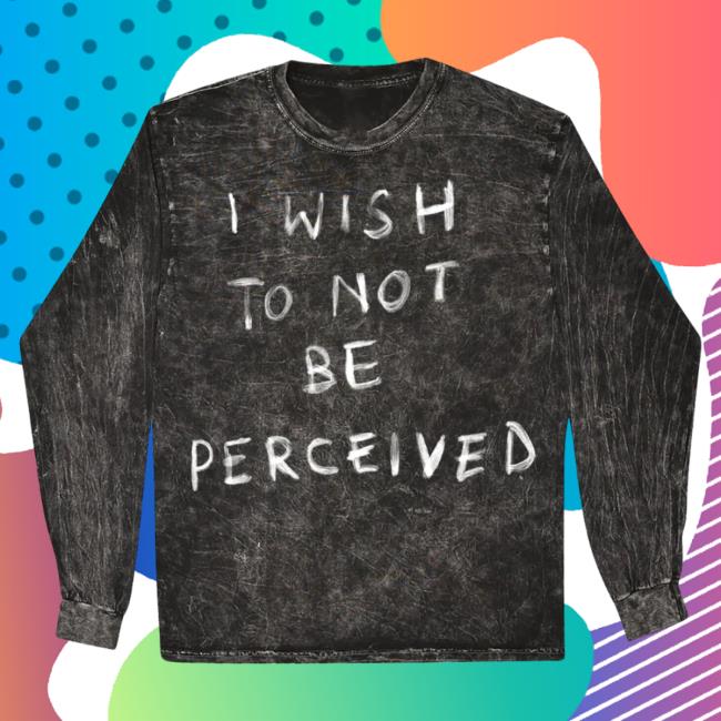 Cry Baby Melanie Martinez Clothing Shop Store Little Body Big Heart I Wish To Not Be Perceived Long-Sleeve Black Melaniemartinez Merch Littlebodybigheart