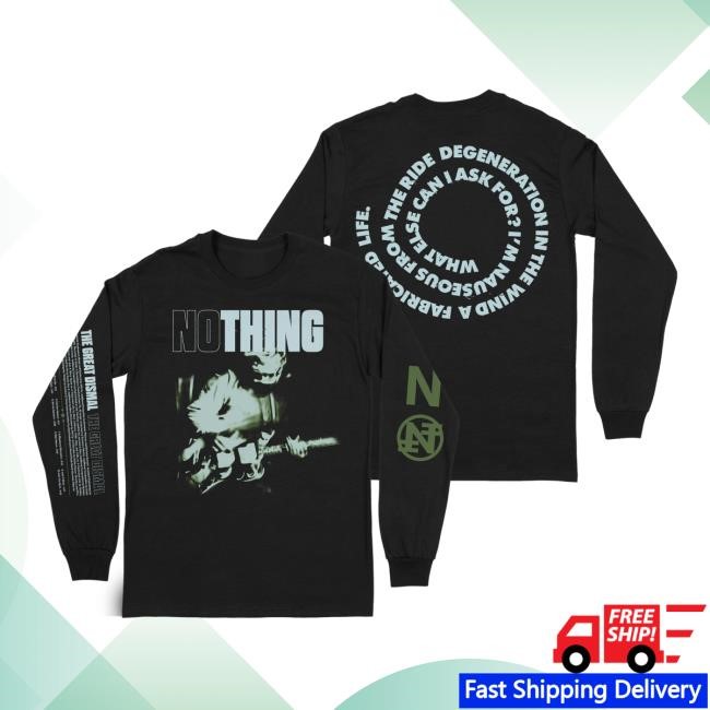Nothing Band Black Friday Exclusive Dismal Long Sleeve Shirt Nothing Merch