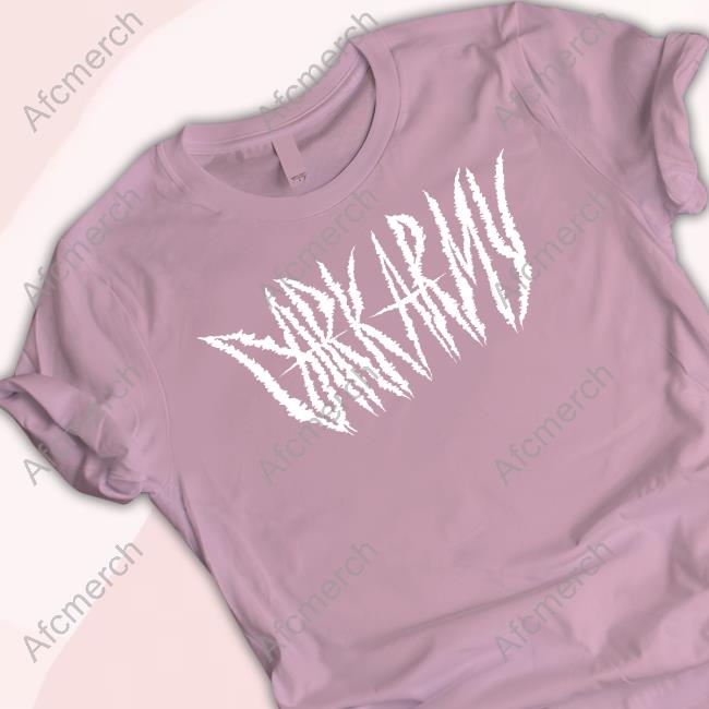 Official Small Dark One Dark Army Metal Shirts