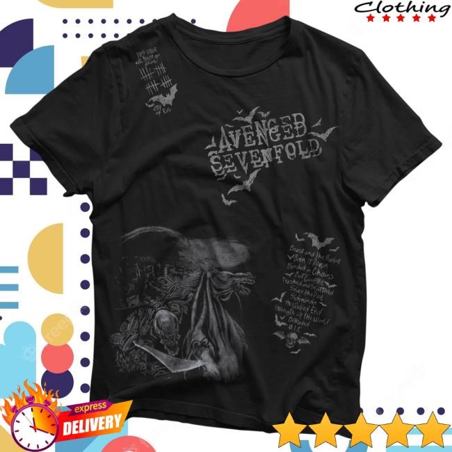 Official Avenged Sevenfold Rage - Tshirt (COE 20th Anniversary) A7X World