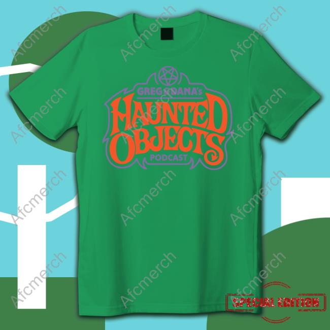 Planet Weird Greg & Dana's Haunted Objects Podcast Logo Long Sleeve Tee