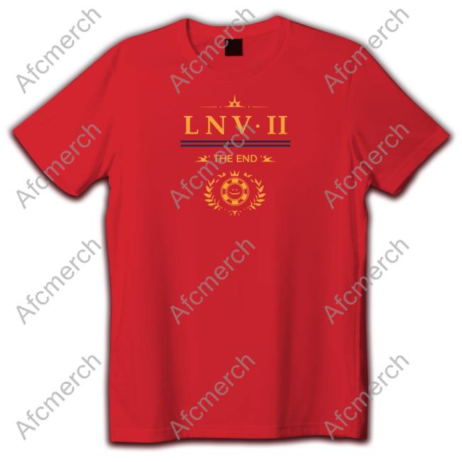 Las Nevadas Merch The End Of Las Nevadas Cardinal Shirt Lasnevadas