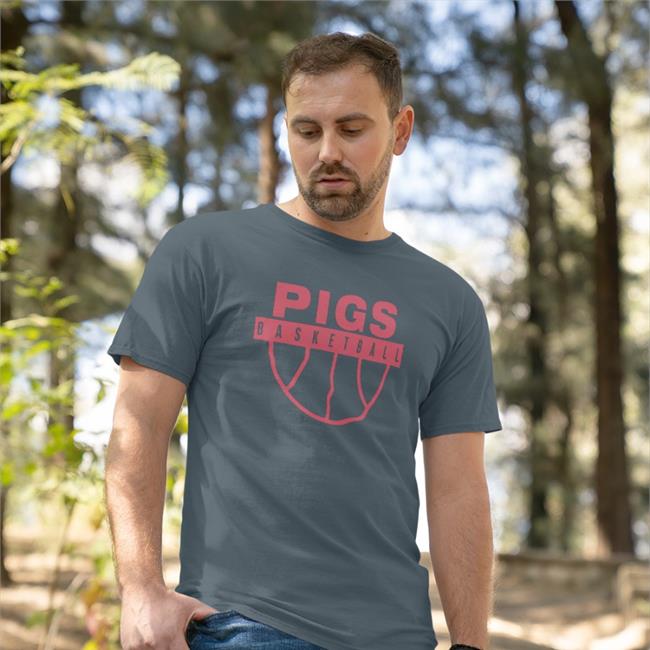 Pigs Basketball V Neck T Shirt Eric Musselman