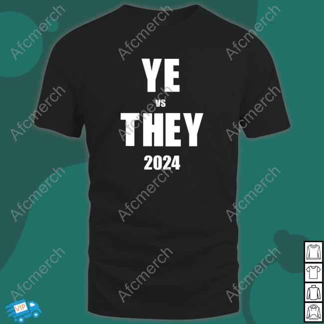 YE vs THEY 2024 Edition Limited Sweatshirt Black