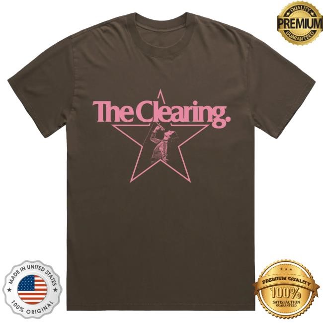 Official Wolf Alice Merch The Clearing Brown / Pink Hot Shirt WolfAlice