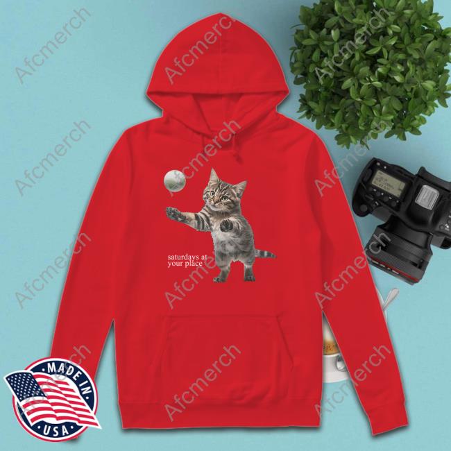 Official Saturdays At Your Place Cat Tee Shirt