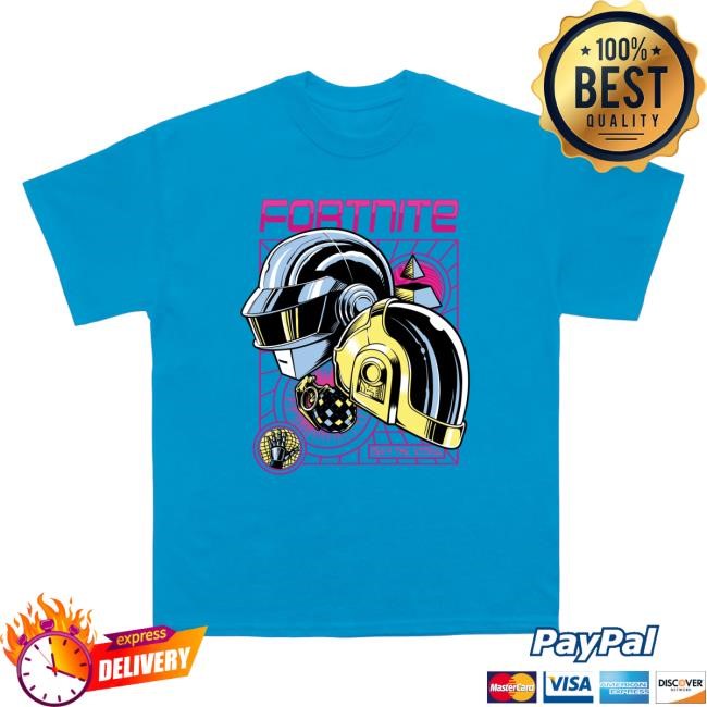Official Daft Punk Merch Store Fortnite x Daft Punk T Shirt