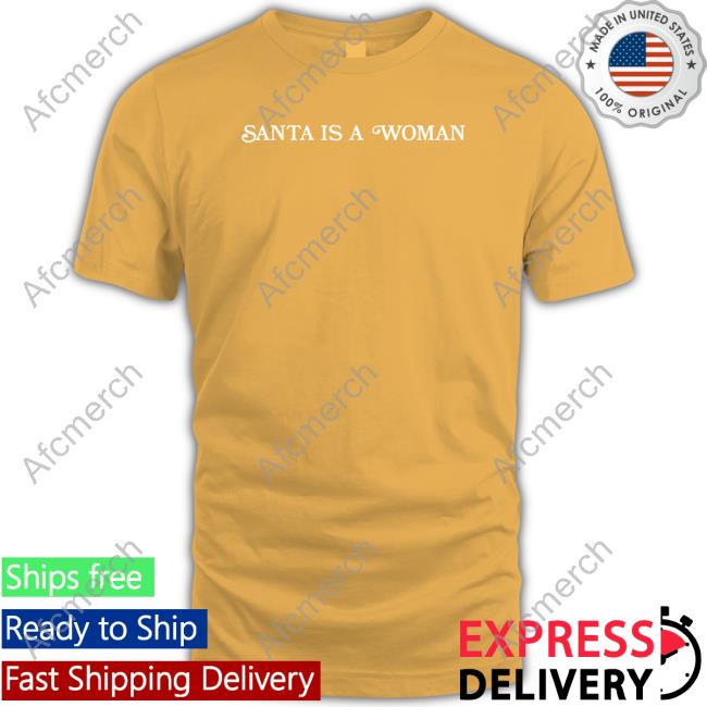 Crooked Media Merch Santa Is A Woman Tee Crooked