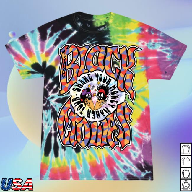 Official The Black Crowes Symm Tour Tie Dye Shirt New