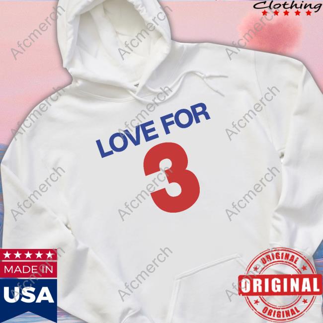 Damar Hamlin Love For 3 T-Shirt Buffalo Sabres Stephen Whyno