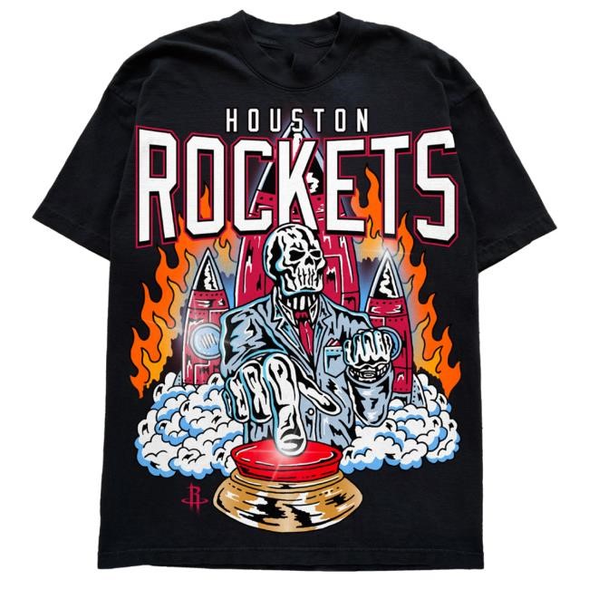 Rockets Launch Site Shirt - Black | Warren Lotas Official NBA