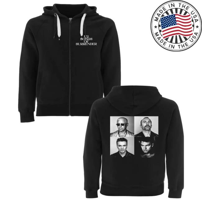 Songs Of Surrender Album Zip-Up Hoodie