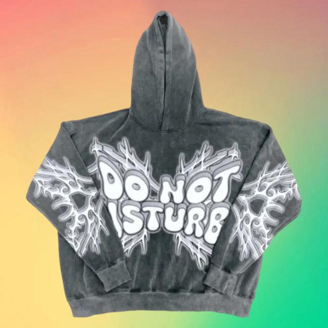 Do Not Disturb Clothing Store Shop Dnd By Ferris Monochrome Venom Popover Hoodie