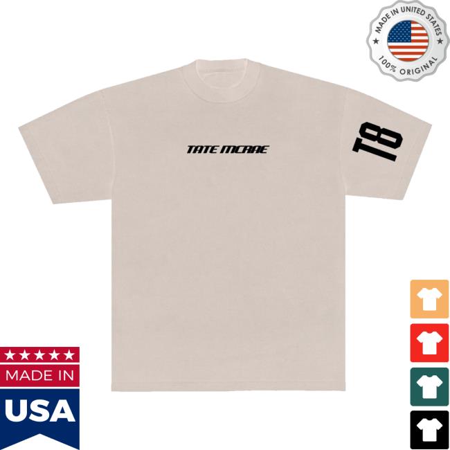Tate Mcrae Merch Think Later Short Sleeve Tee