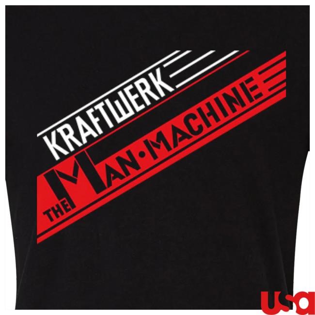 Official Hellomerch Kraftwerk Man Machine Hot Shirt Hello Merch