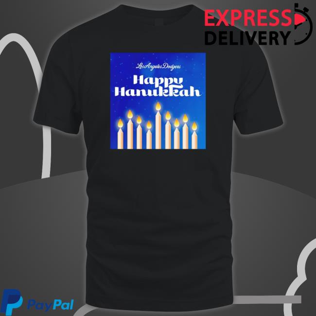 Awesome happy Hanukkah Los Angeles Dodgers T-Shirt