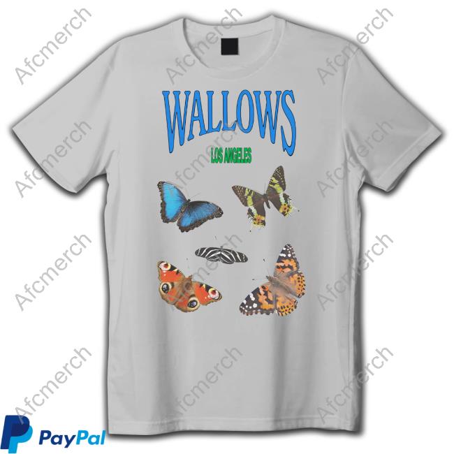 Wallows Merch Butterflies Tee Shirt