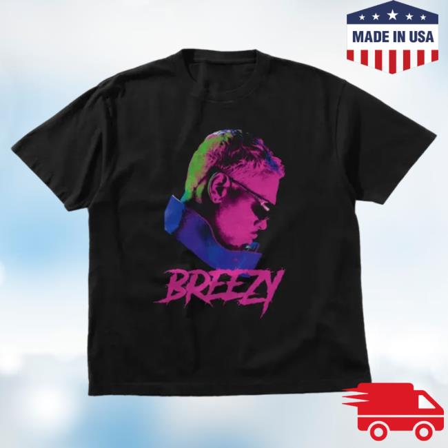 Official Chris Brown Merch Store Shop ChrisBrown Breezy Profile Short Sleeve T Shirt