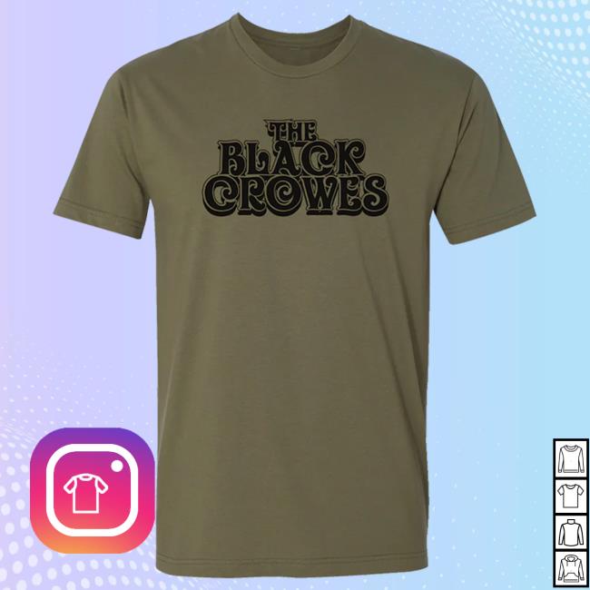 Official The Black Crowes Army Green Shirt 2024 TheBlackCrowes