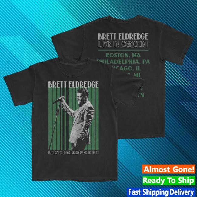 Official Brett Eldredge Merch 2024 Photo Tour Tees