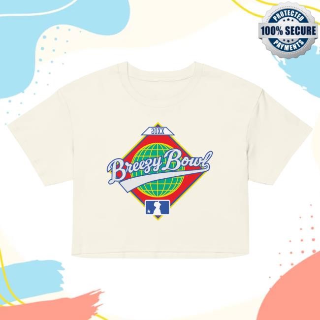 Official Chris Brown Merch Store BREEZY BOWL STADIUM Women’s crop top Hot Shirt Natural ChrisBrown