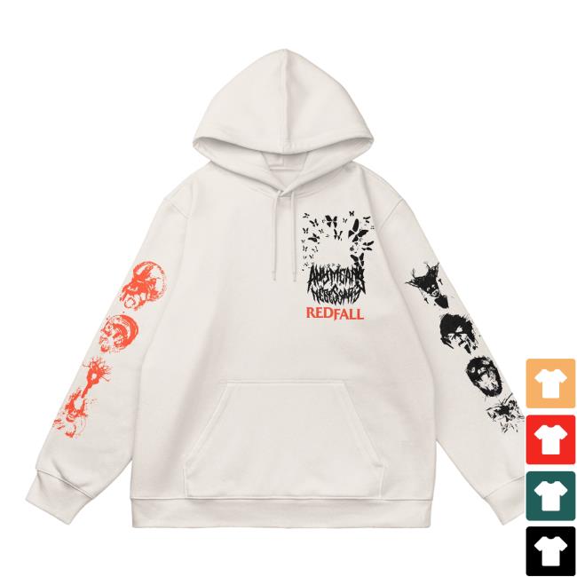 Official Any Means Necessary Clothing Blooderfly Redfall Crewneck Sweatshirt Sandshell