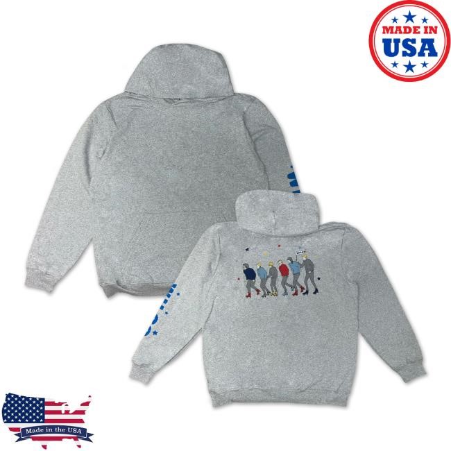Official Wilco Apparel Store Wilco Store Rollerskaters Long Sleeve Hoodie