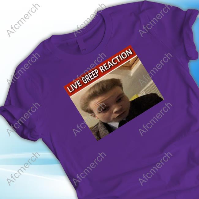 Black Midi Live Greep Reaction Tee Shirt