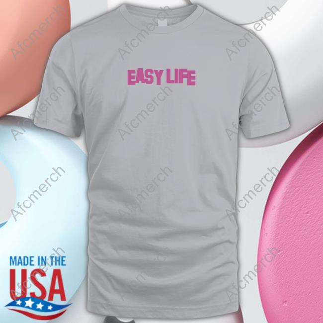 Official Lofe Easy Life Pink Logo Shirt