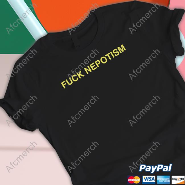 Official The Notorious JOV Fuck Nepotism Shirt