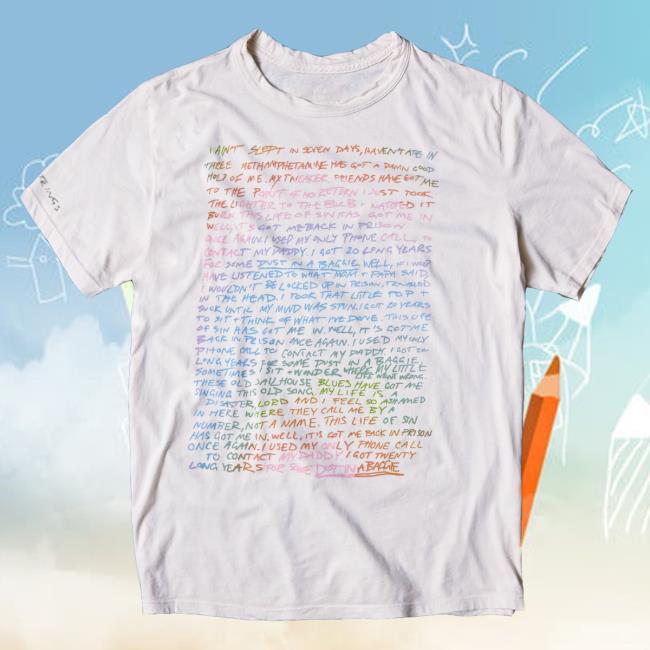Official Billy Strings Merch Store Shop Billy Strings Imogene + Willie X Billy Strings Dust In A Baggie Lyrics Shirt