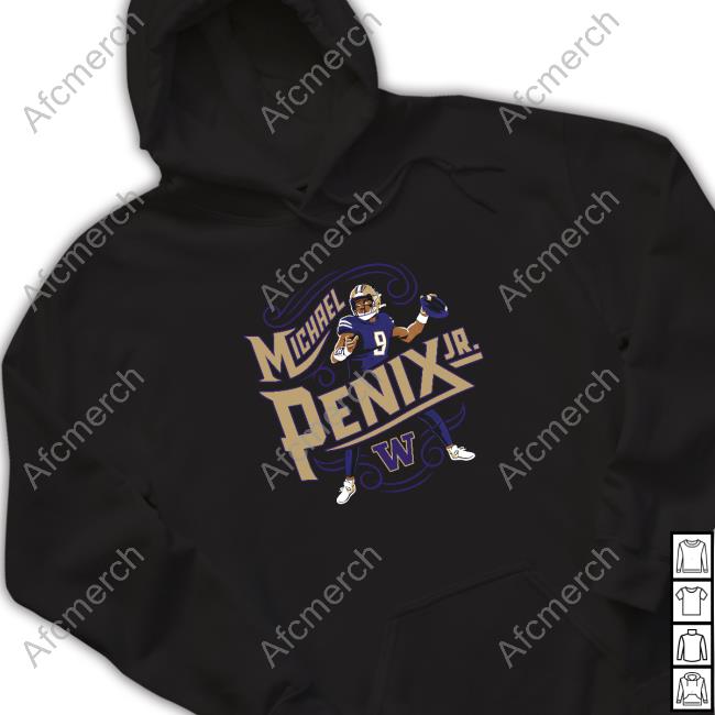 Washington Huskies Michael Penix Jr Script Shirts