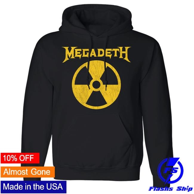 Nuclear Symbol Pullover 2024 Hoodie Official Megadeth Merch Store