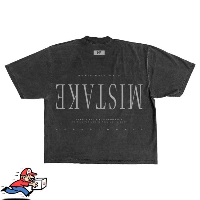 Official Nf Merch Shadow "MISTAKE" Popover Shirt