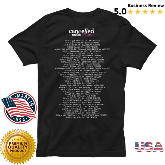 Cancelled Tour New T-Shirt Cancelled Podcast