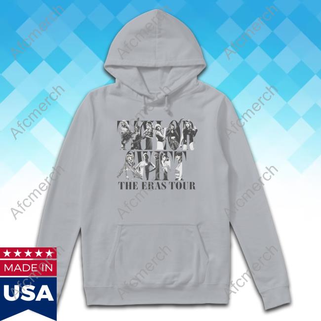 Official Taylor Swift Merch Store Taylor Swift The Eras Tour Gray Crewneck Sweatshirt