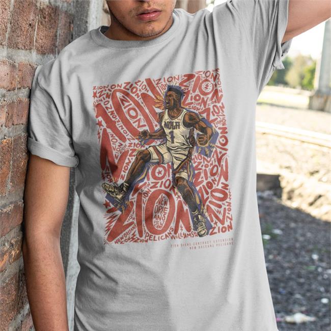 Zion Signs Contract Extension New Orleans Pelicans Long Sleeve T Shirt