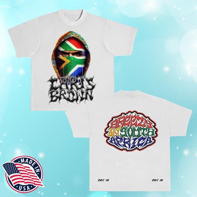 Chris Brown Breezy in South Africa Shirt