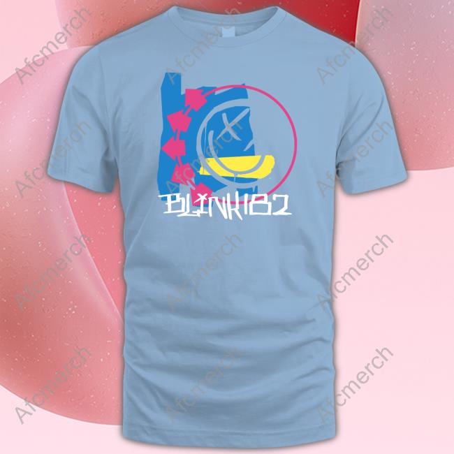Official Blink 182 Merch OG Smiley Long Sleeve Tee