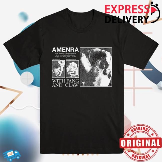 Fang Graphic Tee Favored By Amenra Fans